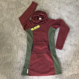 Melanzana Micro-Grid Hoodie Tunic size S